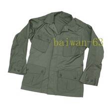 Vietnam US Army Coat Shirt Repro New US Olive Green 107 Tropical Jungle Jacket