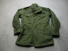 Vintage US Army M-65 Field Jacket Mens S OG 107 Green Jungle Vietnam 70s Lined