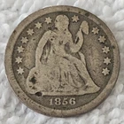 FAST 🚚⚡️FREE 🔥VG-FINE 👀🔥1856 Seated Liberty Dime VERY GOOD