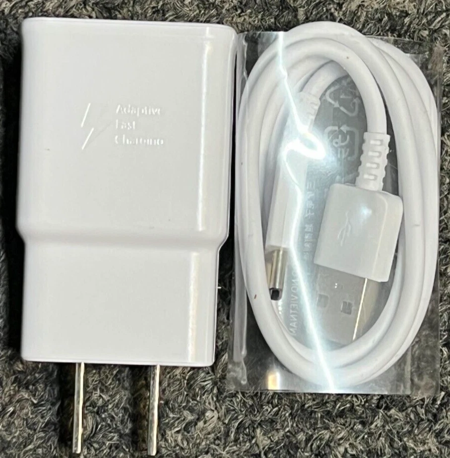 OEM SAMSUNG USB-A Charging Wall adapter EP-TA200 & Type-C Cable White - Image 2 of 3