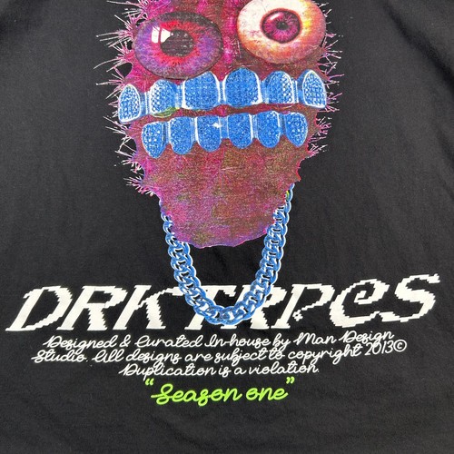BoohooMAN DRK Forces 3D Graphic T-Shirt Size M Streetwear Oversized Tee RARE - Picture 10 of 11