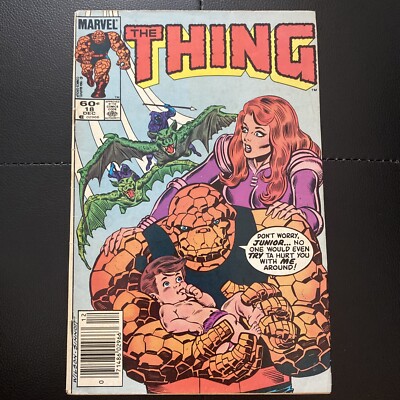 MARVEL THE THING COMIC BOOK VOL 1 ISSUE 18 DECEMBER 1984 ''ROCKY GRIMM PART VIII''