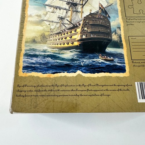 1000 Piece Tall Ship Age of Discovery Wooden Puzzle INGOOOOD IG-0398 *Sealed - Picture 7 of 14