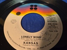 KANSAS - BRINGING it BACK / LONELY WIND - 7" VINYL 45 RPM