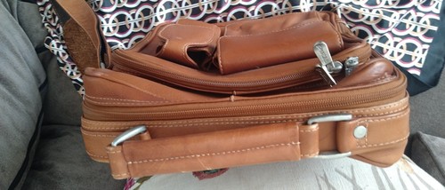 PIEL vintage leather laptop/tablet satchel - Afbeelding 2 van 9
