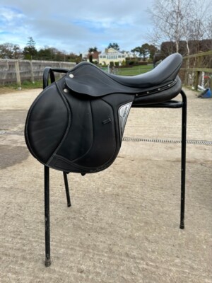Equiline 18'' Springsattel schwarz M/W voll verstellbar