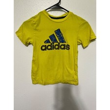 Adidas Tshirt Yellow with Logo Design Youth 7