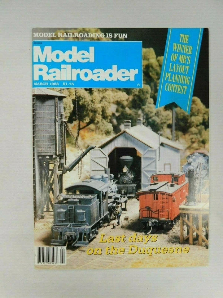 Model Railroader Trains Pacific Railway Tenshodo Roco MAR 1983 Vintage Magazine - Image 2 of 4