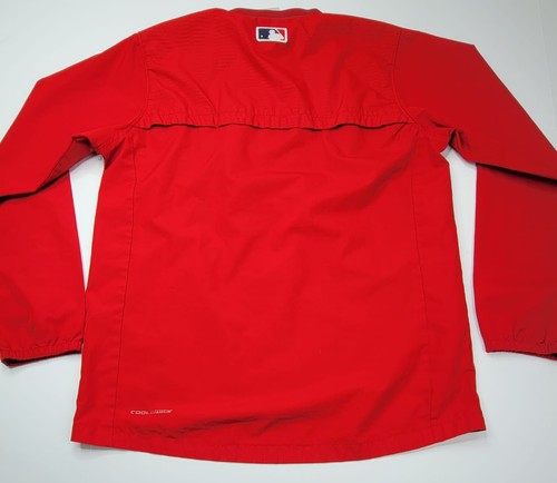 Authentische Majestic Jungen Langarm 1/2 Reißverschluss rot Washington Nationals Jacke (10) - Bild 3 von 10