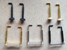 4PCs Quality Viola Chin Rest Clamp Metal Chinrest Screws for 15" To 16   
