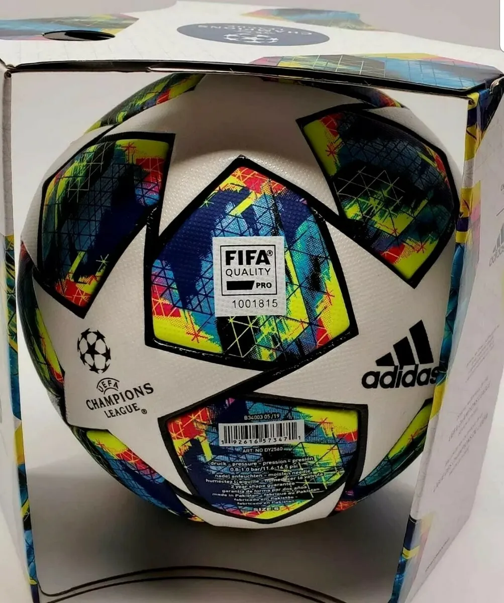 cuatro veces cosecha Adivinar Adidas Champions League Final Official Match Ball 2019-20 Size 5 with BOX |  eBay