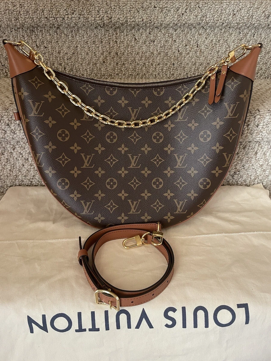 Louis Vuitton Loop Hobo GM Size M46311 Monogram Reverse Canvas With pouch  Set