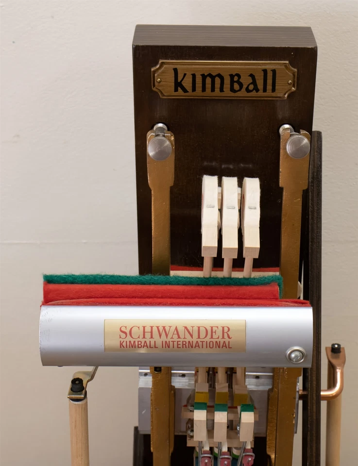 Kimball Schwander Piano Vintage 3 Key Upright Action Model with Pedals - Image 4 of 4