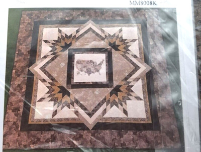 Stars All Around Metropolis Quilt Kit By Quilts & Quilts King Size New Sealed