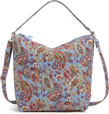 ✅ Vera Bradley Women's Cotton Oversized Hobo Bag Provence Paisley NEW ✅ 