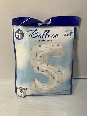 CTI Industries Number 5 Star Foil 27 x51.5  Balloon Brand New Sealed