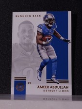 2016 Panini Encased Ameer Abdullah #51 Detroit Lions