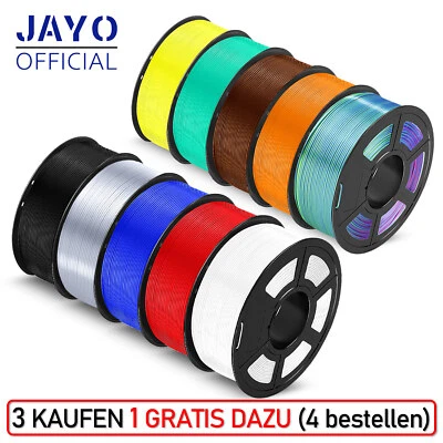 🔥JAYO 1,1KG ASA PLA+2.0 HSPLA PETG SEDA ABS TPU PLA Meta Filamento APLA