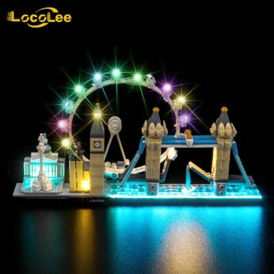 LocoLee LED Light Kit for LEGO Architecture 21034 London Lighting Set