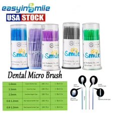 100 Pcs Applicator Brushes Dental Micro Brush Disposable Materials Durable Micro
