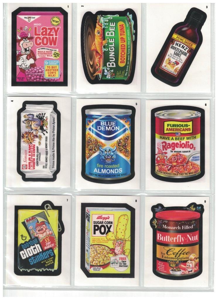 2023 TOPPS WACKY PACKAGES OLD SCHOOL 11 COMPLETE SET OF 38 CARDS
