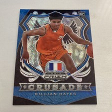2020 Prizm Draft Picks Crusade FOTL Blue Shimmer Killian Hayes Rookie #11/13 RC