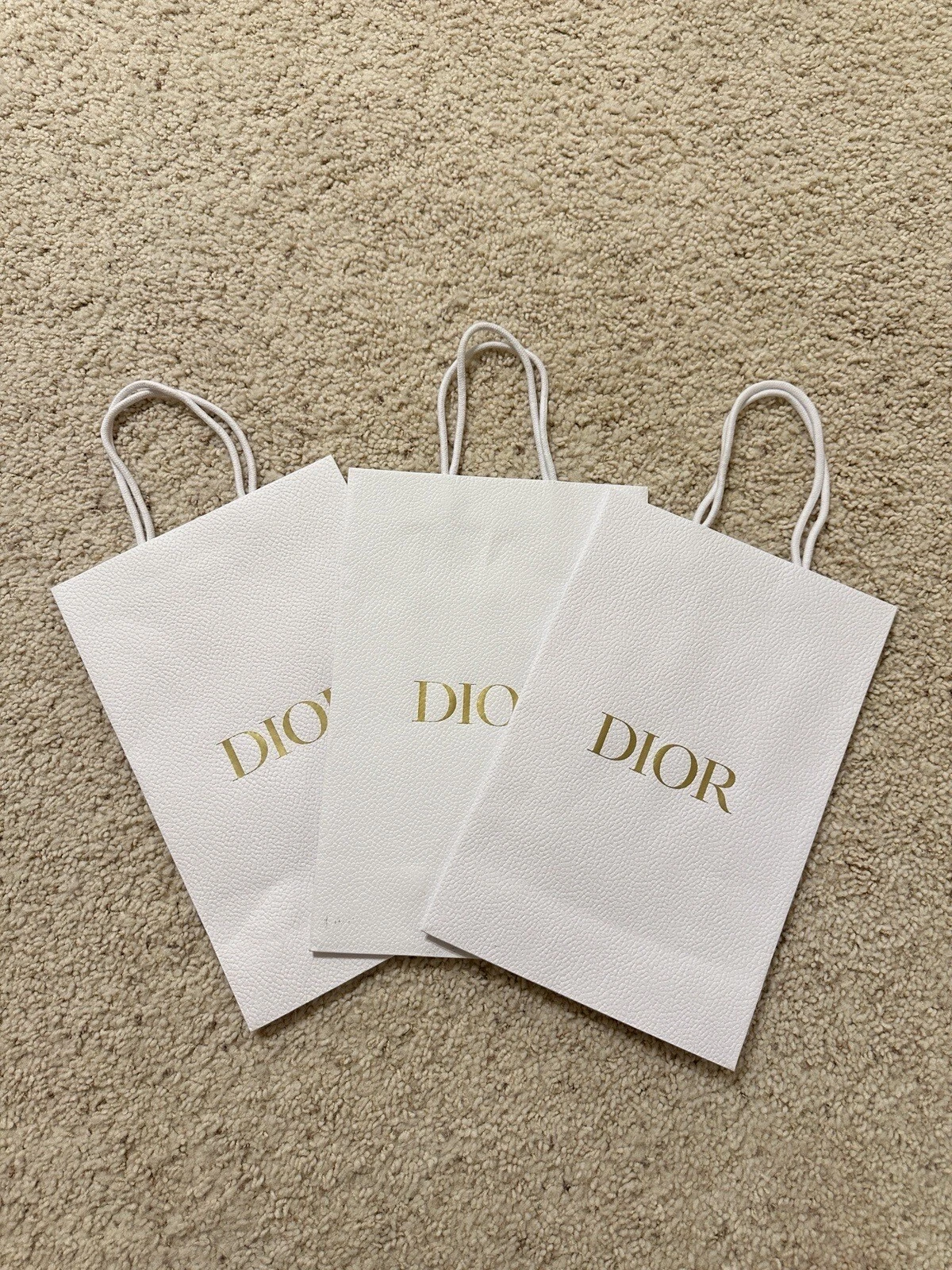 Dior shopping / sac cadeau lot de 3