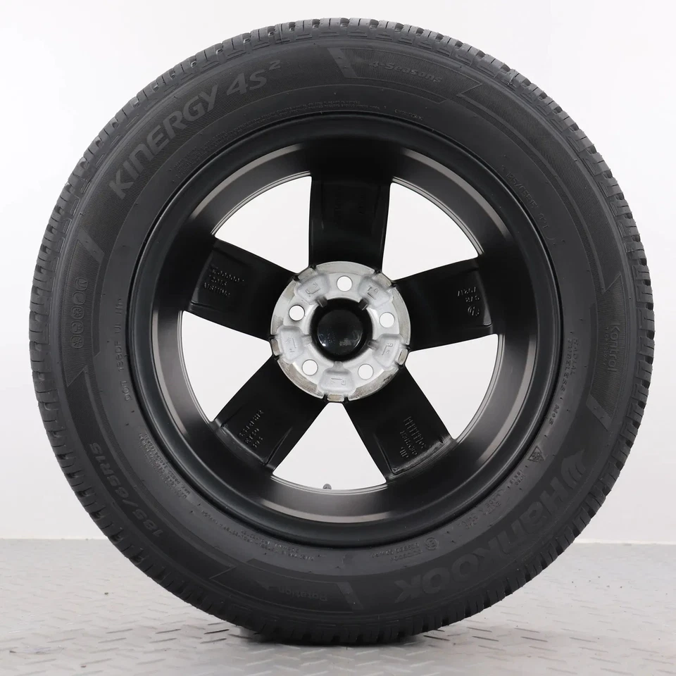 Allwetterräder VW Polo 6 2G AW 15Zoll Original Felgen Ganzjahresreifen schwarz m - Bild 4 von 4