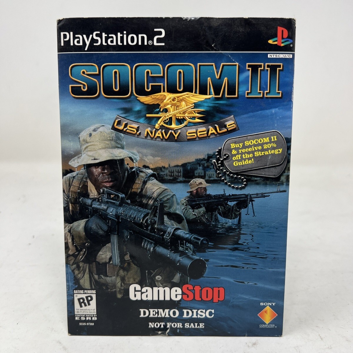 SOCOM II 2 US Navy Seals PS2 Playstation 2 DEMO DISC | eBay