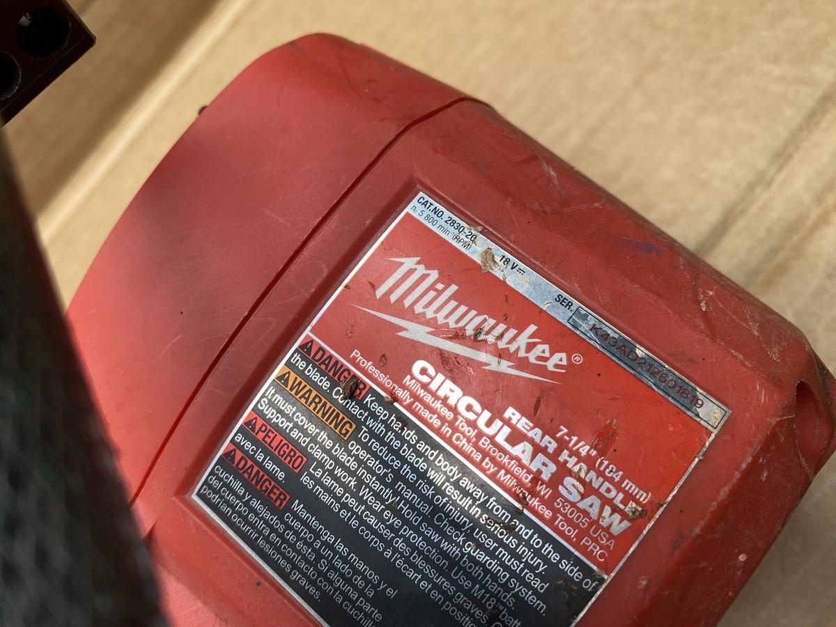 Milwaukee 2830-20 M18 FUEL 18V 7-1/4” Circular Saw Housing