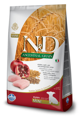 FARMINA N&D Low Grain Chicken & Pomegranate Mini Puppy 7 kg