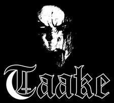 Taake Shield Nekro Skull Hoest TNBM Crown Runes Canvas Patch Black Metal Logo