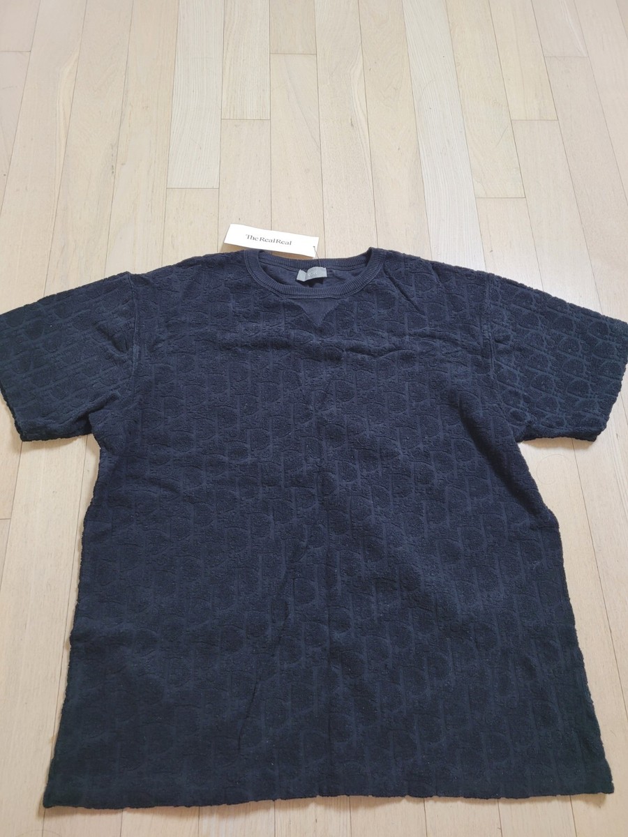 Christian Dior Homme Dior Oblique Jacquard Terry Tshirt Kim Christian Dior Homme Dior Oblique Jacquard Terry Tshirt Kim
