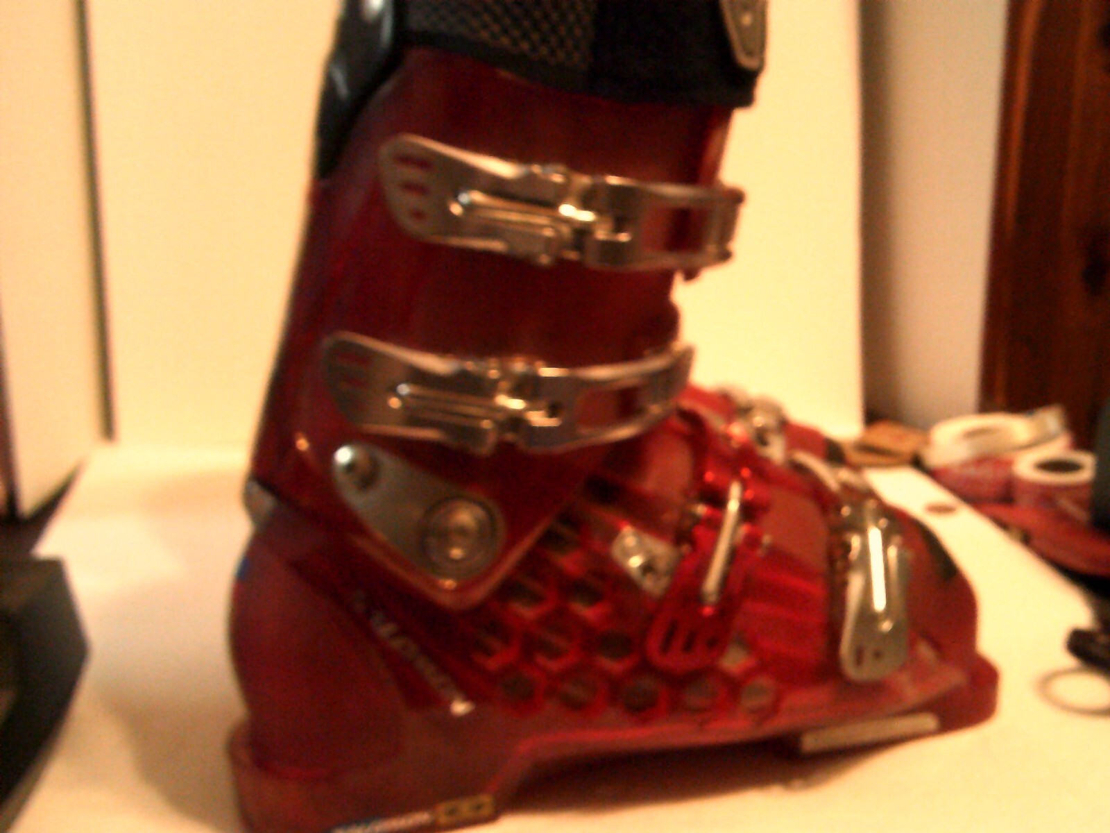 scarponi da sci salomon fit corsa uomo 8 5 26 5 42 flex 120 ecc.belli! (b4)