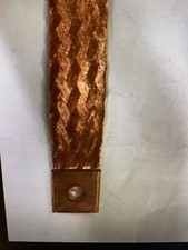 35qmm Masseband Kupfer blank L30cm Bohrung 8m...