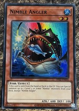 Flinker Angler OP22-DE004 Super Rare Near Mint Yugioh
