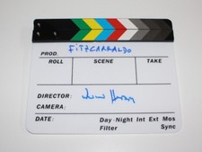 GERMAN DIRECTOR WERNER HERZOG SIGNED MOVIE CLAPBOARD w/COA FITZCARRALDO LEGEND
