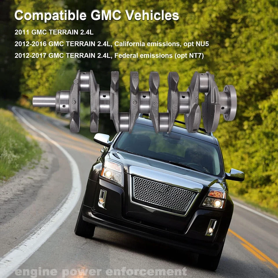 Cigüeñal para GM Chevrolet Captiva Sport GMC Buick ECOTEC 2,4 L DOHC 2011-2017 Foto 4 de 4