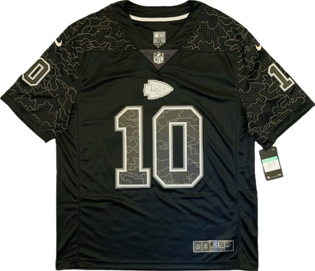 NWT $185 Nike Kansas City Chiefs NFL Football Jersey Black Tyreek