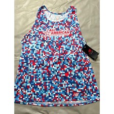 New Balance Nationals Outdoor All American running racing Singlet Tank Women XXL