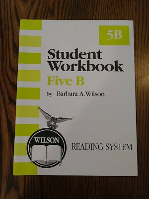 Wilson Reading System WRS Student Workbook 5B Wilson Home school dyslexia