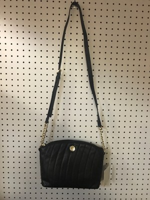 quilted satchel bag with chain