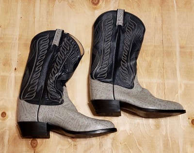 mens navy blue cowboy boots