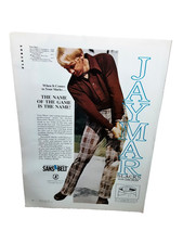 Vintage 1974 Jaymar Slacks Sansabelt Pants Ad Golf Apparel with Dacron