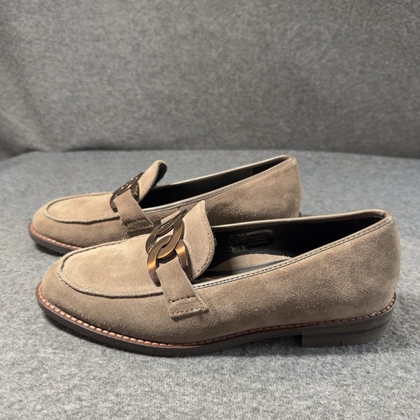 Ara High Soft Kent Trot Taiga Suede Brogues Leather Loafers Size UK4.5/37