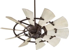 Quorum International 94410 Windmill 44" 10 Blade Indoor DC - Bronze