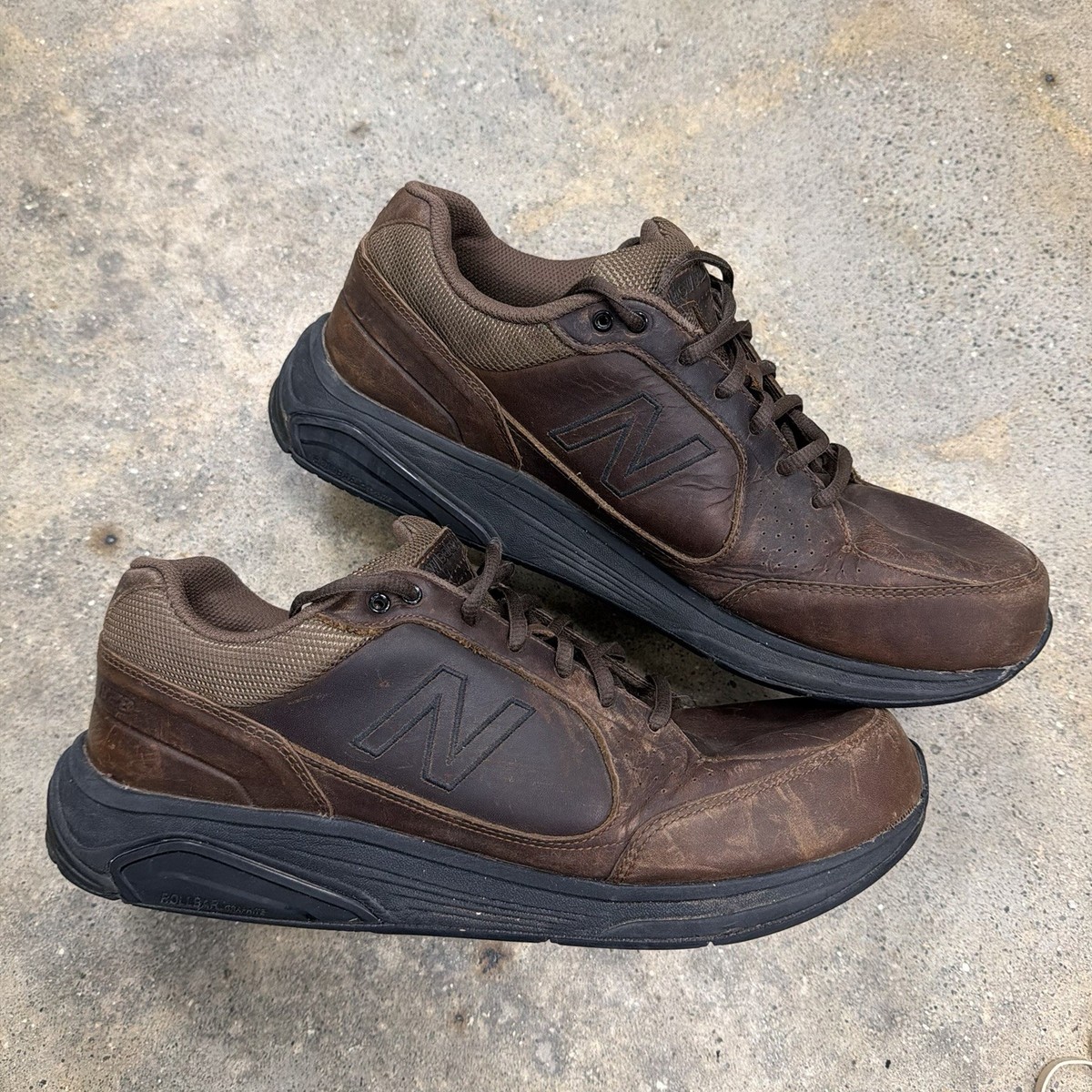 New Balance 928v3 Walking Shoes Mens Sz 12.5 D Brown Leather 