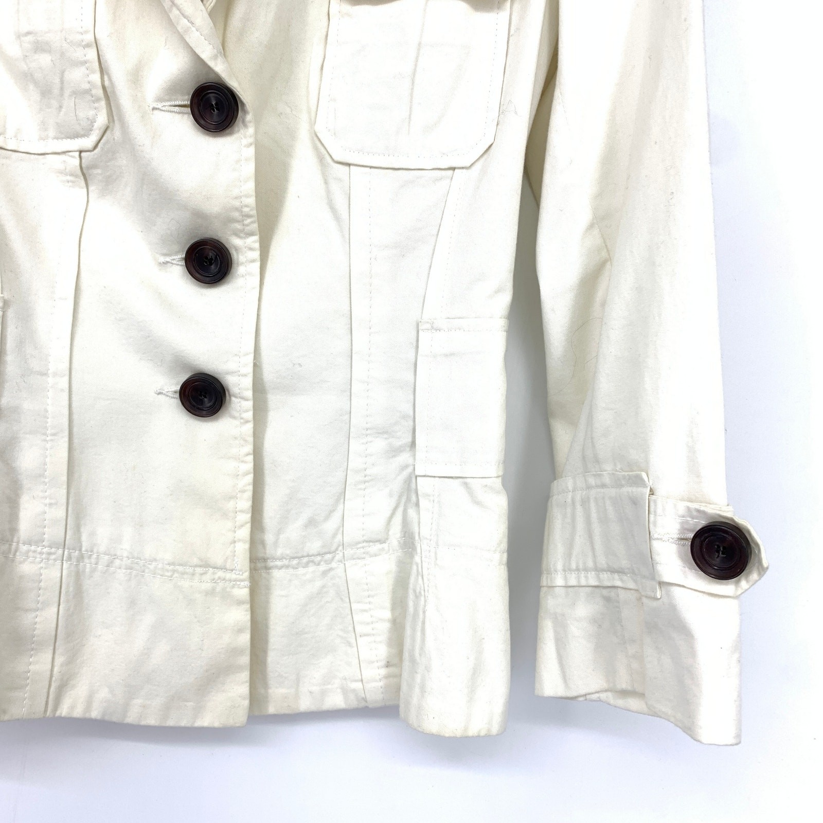 Zara Basic Three Button Blazer Jacket Womens Size… - image 4