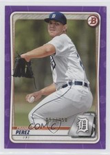 2020 Bowman Prospects Purple 92/250 Franklin Perez #BP-63 u6m
