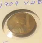 1909 VDB  RD Lincoln Cent bu